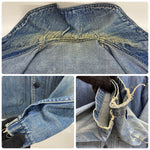 【曜日割引対象外】 ヴィンテージ vintage 40's~ US.NAVY ショールカラー デニムカバーオール ジャケット ブルー 201MT-4750 VB