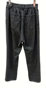 エムエムシックス MM6 メゾンマルジェラ Maison Margiela テーパード デニム パンツ TAPERED DENIM PANTS BLACK 黒 GRAY S32LA0209 S30652 デニム 無地 グレー 104LB-11