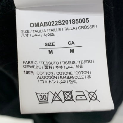 オフホワイト Off-White double caravaggio square t-shirt ロンT ブラック Mサイズ 201MT-3423