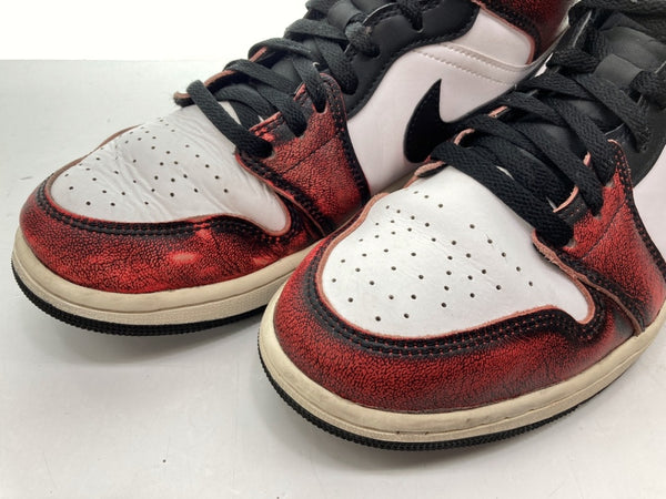 ナイキ NIKE 22年製 AIR JORDAN 1 MID SE WEAR AWAY エア ジョーダン ミッド ウェア アウェイ AJ1 白 赤 DV9565-006 メンズ靴 スニーカー ホワイト 28cm 104-shoes555