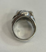 ビルウォールレザー BILL WALL LEATHER スカルリング ストーン 925刻印 ドクロ シルバーリング メンズジュエリー・アクセサリー 指輪・リング シルバー 101goods-176