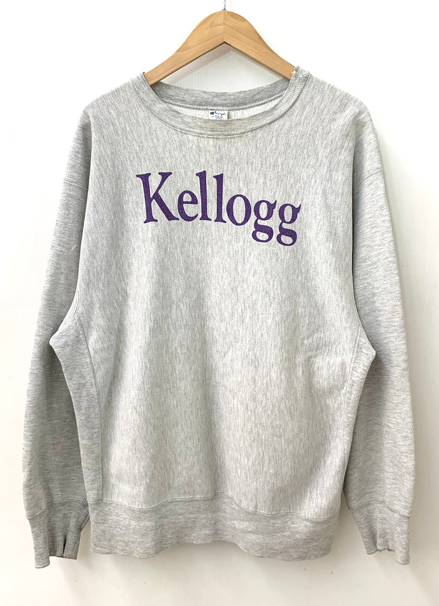 80s トリコタグ 染み込み ミシガン リバースウィーブ ヴィンテージ