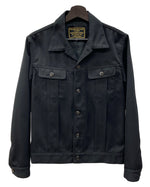 ワコマリア WACKO MARIA ROCKERS ROCKIN’ BLUES SMORKER L/S SHIRT ウール 長シャツ ワークシャツ 黒 ジャケット 刺繍 ブラック Mサイズ 104MT-2230