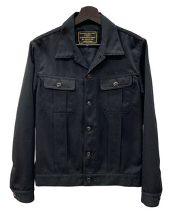 ワコマリア WACKO MARIA ROCKERS ROCKIN’ BLUES SMORKER L/S SHIRT ウール 長シャツ ワークシャツ 黒 ジャケット 刺繍 ブラック Mサイズ 104MT-2230