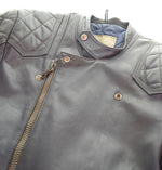 ルイスレザー LEWIS LEATHERS 80s SUPER MONZA LEATHER JACKET スーパーモンザ レザージャケット ライダース ネイビー ジャケット ネイビー 103MT-2352