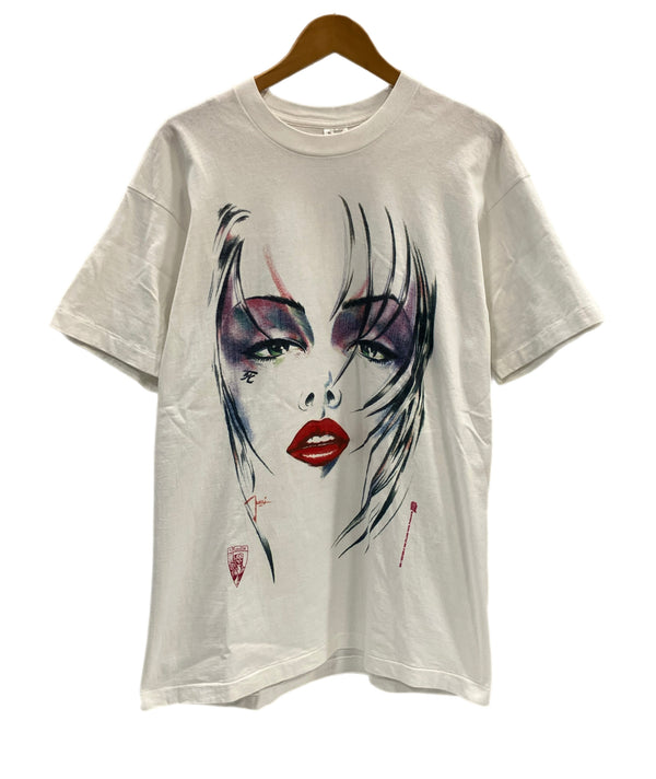 ヴィンテージ vintage 90's 90年代 FRUIT OF THE LOOM William Tucci CRUSADE COMICS SHI THE WAY OF THE WARRIOR コミック アートＴ XL Tシャツ ホワイト LLサイズ 101MT-4921