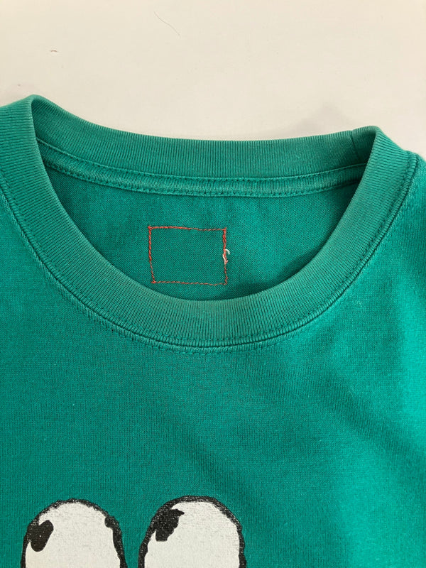 アンダーカバー UNDERCOVER 初期 02SS HAZE期 BUDDAH BURGER ハンバーガー プリント アーカイブ Tシャツ グリーン Lサイズ 101MT-4461