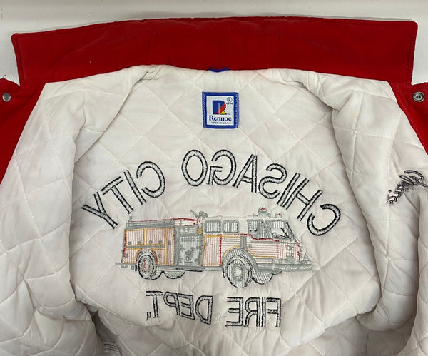 【曜日割引対象外】 レノック Rennoc 80's コーデュロイ バーシティジャケット スタジャン USA製 ジャケット レッド Lサイズ 201MT-4766 VB