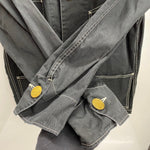 【曜日割引対象外】 キャピタル KAPITAL カバーオール ジャケット ブラック Mサイズ 201MT-4304 VB