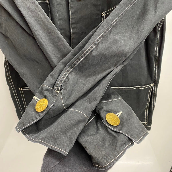 【曜日割引対象外】 キャピタル KAPITAL カバーオール ジャケット ブラック Mサイズ 201MT-4304 VB