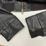 フレッドペリー FRED PERRY ラムレザーブルゾンジャケット ジャケット ブラック Mサイズ 201MT-4346