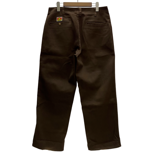 【曜日割引対象外】 ベンデイビス BEN DAVIS 90's フリスコ ワークパンツ USA製 ボトムスその他 ブラウン 33サイズ 201MB-1197 VB