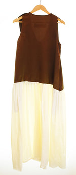 ユマワン UMA WANG 19SS ノースリーブワンピース ALAIN DRESS ワンピース ブラウン Mサイズ 103LT-108