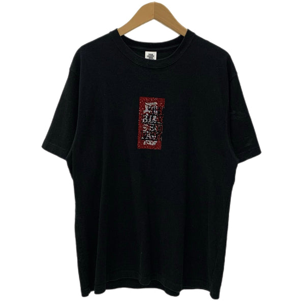 ブラックアイパッチ BlackEyePatch ラインストーン 取扱注意 Tシャツ ブラック Lサイズ 201MT-4095