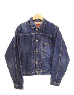リーバイス Levi's 90s 日本製 71506XX デニムジャケット 1st  大戦モデル BIGE 90's ドーナツボタン ビッグE 38 ジャケット ネイビー 103MT-3501