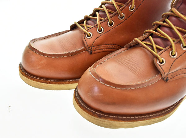 レッドウィング RED WING Irish Setter アイリッシュセッター MADE IN USA アメリカ製 羽タグ  モックトゥ 8131 メンズ靴 ブーツ ワーク ブラウン US8 26cm 103S-647