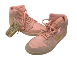 ナイキ NIKE AIR JORDAN 1 MID "CORAL/GOLD" 852542-600 メンズ靴 スニーカー ピンク 28サイズ 201-shoes1023