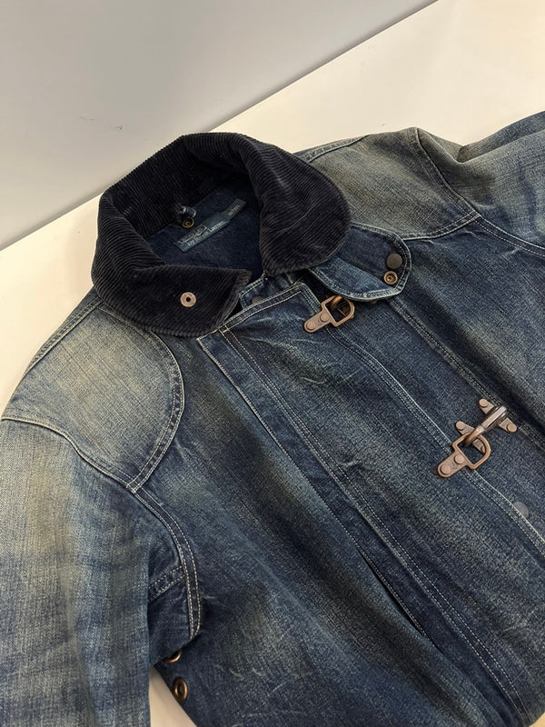 ラルフローレン RalphLauren Cortland デニム ファイヤーマン ジャケット ジャケット ネイビー Lサイズ 101MT-5062