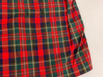 ヴィンテージ vintage ～60's 60年代 JANTZEN 開襟シャツ オープンカラー ループカラー ボックス タータンチェック  vintage ヴィンテージ made in USA アメリカ製 半袖シャツ レッド Mサイズ 101MT-4136
