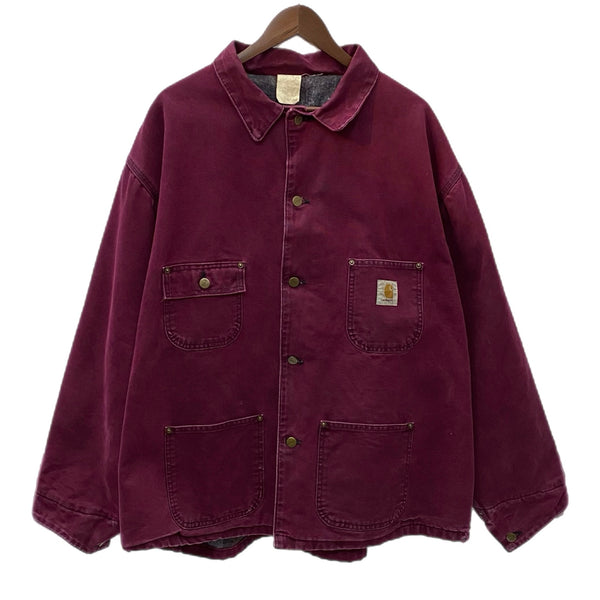 【曜日割引対象外】 カーハート Carhartt チョアコート  ジャケット レッド XXXLサイズ 201MT-3259 VB