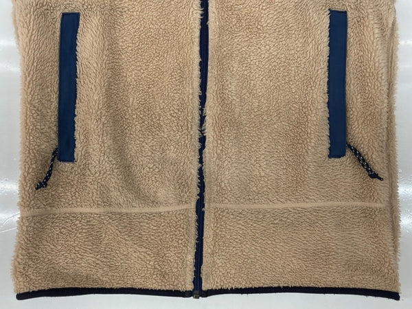パタゴニア Patagonia PEF RETRO X FLEECE JACKET レトロ フリース ジャケット ボア ジップアップ USA製 アウトドア 薄茶 ジャケット ロゴ ベージュ Mサイズ 104MT-2197