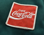ヴィンテージ Vintage 70s USA製 ワッペン ジップアップCoca-Cola Coke コカコーラ ワークジャケット 42 ジャケット グリーン 103MT-3329