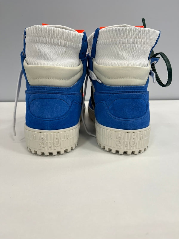 オフホワイト Off-White 3.0 OFF COURT SUPREME SUEDE 青 メンズ靴 スニーカー ブルー EU42 101sh-2154