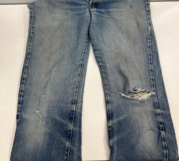 リーバイス Levi's 80's 80年代 501 黒カン 赤耳 ボタン裏524 赤タブサークルR VINTAGE ヴィンテージ デニム ブルー W33L38 101MB-706