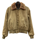 ミリタリー Military Item 50's~ 50年代～ TYPE B-15 Flight Jacket フライトジャケット 民間品 CROWN ZIPPER 片ツメ バネ 茶色 ジャケット 無地 ブラウン 104MT-919