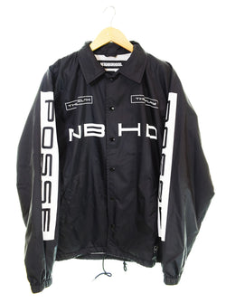 ネイバーフッド NEIGHBORHOOD 19AW BROOKS コーチジャケット N-JKT 黒 192TSNH-JKM09 ジャケット ブラック Mサイズ 103MT-2616