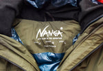 ナンガ NANGA DOWN JACKET ダウンジャケット 緑 ジャケット ロゴ グリーン Lサイズ 103MT-189