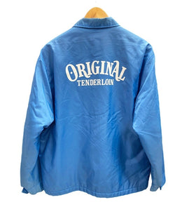 テンダーロイン TENDERLOIN T-COACH JKT 14AW 裏ボア コーチジャケット 青 ジャケット ロゴ ブルー Mサイズ 101MT-2126