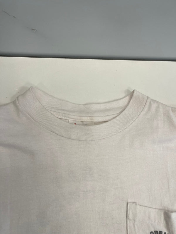 ヴィンテージ vintage ハーレーダビッドソン HARLEY DAVIDSON OWNERS GROUP オーナーズグループTシャツ 白 ポケット US古着 Tシャツ ホワイト Mサイズ 101MT-4826