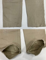 ビッグマック BIG MAC 50’s 50年代 PENNEY'S ペニーズ  青赤タグ チノパン ワークパンツ 尿素ボタン GRIPPER ZIPPER VINTAGE ヴィンテージ チノパン ベージュ - 101MB-739
