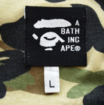 アベイシングエイプ A BATHING APE コーチジャケット カモフラ 初期 タグ OLD APE オールド エイプ ジャケット カーキ Lサイズ 103MT-3036