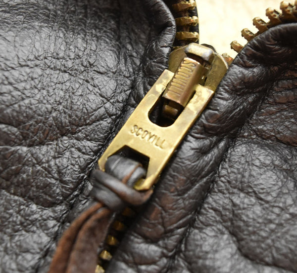 エルエルビーン L.L.Bean 70s 80s 70's~80's  G-1 TYPE 襟ボア レザージャケット 44LONG ジャケット ブラック 103MT-2499