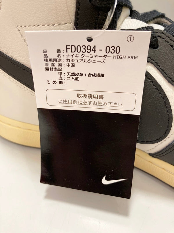 ナイキ NIKE TERMINATOR HIGH PREMIUM ターミネーター ハイ プレミアム ファントム 黒 FD0394-030 メンズ靴 スニーカー グレー 29cm 101-shoes1617