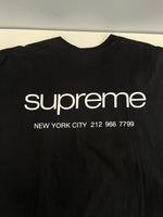 シュプリーム SUPREME ロゴプリント Tee 半袖カットソー 黒 XL Tシャツ ブラック LLサイズ 101MT-4771
