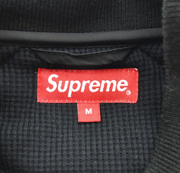 シュプリーム SUPREME 21FW 21AW Quit Your Job Quilted Work Jacket  クイット ユア ジョブ キルテッド ワーク ジャケット キルティング M ジャケット ブラック 103MT-2294