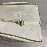 【曜日割引対象外】 アディダス adidas 80's エナメル ボストンバッグ 兼松 日本製 バッグ メンズバッグ ボストンバッグ ホワイト 201goods-805 VB