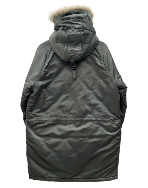 スピワック SPIEWAK Golden Fleece N-3B FLIGHT JACKET フライト ジャケット ミリタリー ジップアップ ファー USA製 アウター 緑 1N3BFC サイズ 38 ジャケット 無地 カーキ 104MT-1868