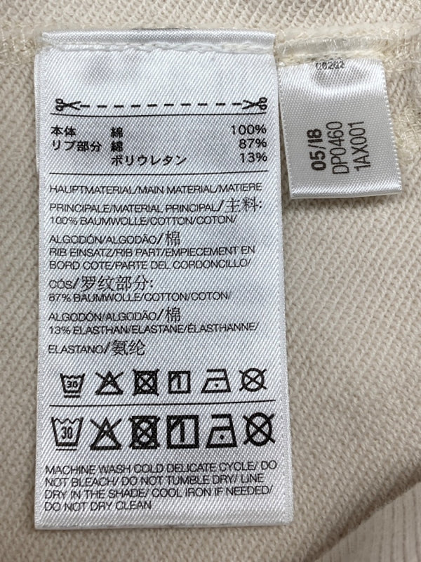 ワイスリー Y-3 STACKED LOGO HOODIE スタック ロゴ フーディ パーカー アイボリー パーカ ロゴ ベージュ Mサイズ 104MT-2170