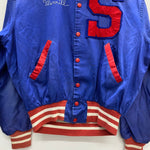 【曜日割引対象外】 ヴィンテージ vintage 60's Belen Athletic スタジャン ウィングフット ジャケット ブルー 201MT-4216 VB