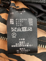 ワコマリア WACKO MARIA × NANGA ナンガ 21AW LEOPARD DOWN JACKET TYPE-1 レオパード ダウン ジャケット 茶 ジャケット ヒョウ柄・レオパード柄 ブラウン Sサイズ 104MT-1117