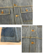 カーハート Carhartt ～50's 50年代 ハートボタン デニムカバーオール ハンティングジャケット vintage ヴィンテージ - ジャケット ブルー 101MT-4133