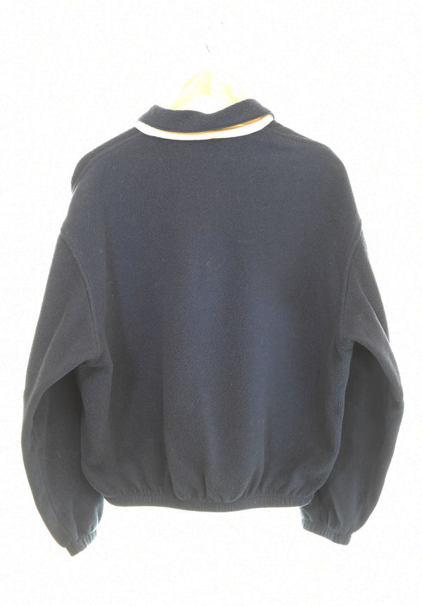 ラルフローレン RalphLauren 90s フリースブルゾン Made in USA 90's USA製 三角タグ ジャケット ネイビー Mサイズ 103MT-2828