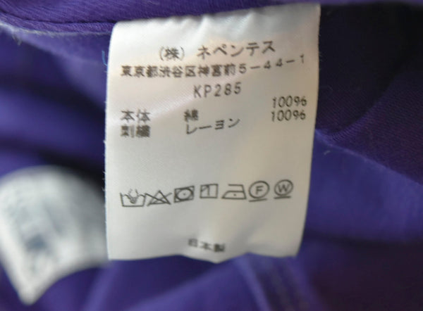 ニードルス Needles  SMITH’S スミス COVERALL COTTON TWILL カバーオールコットンツイル 紫 KP285 ジャケット パープル Sサイズ 103MT-1321