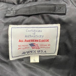 アヴィレックス AVIREX 中綿 フライトジャケット 783-3252071 ジャケット ブラック Lサイズ 201MT-3904