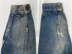 【曜日割引対象外】 リーバイス Levi's 60s 60年代 557XX 3rd サード オリジナル Vintage ヴィンテージ デニムジャケット トラッカージャケット レインボーステッチ ボタン裏D サイズ46 ジャケット 無地 ネイビー 104MT-2242