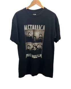 バンドTシャツ BAND-T 90s 90's GIANT METALLICA メタリカ 1999 TOUR T-SHIRT メンバー フォト - Tシャツ ブラック フリーサイズ 101MT-2668